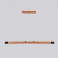 Люстра Line LED 1 м светодиодная Светильник подвесной Walnut