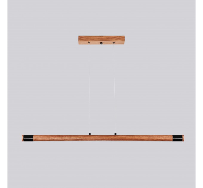 Люстра Line LED 1 м светодиодная Светильник подвесной Walnut