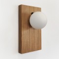 Настінний світильник Opal Wooden Light сучасний бра для спальні в стилі лофт