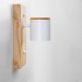 Світильник настінний Wooden Light White сучасний бра для спальні