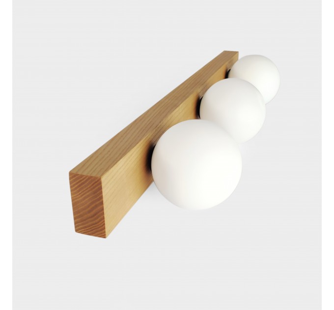 Настінний світильник Orbit-3 для ванної Бра на стіну Black metal