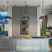 Світильник підвісний Urban light D500 Люстра сучасна в стилі лофт Black