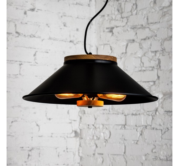 Світильник підвісний Urban light D500 Люстра сучасна в стилі лофт Black