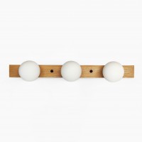 Настінний світильник Orbit-3 для ванної Бра на стіну Black metal