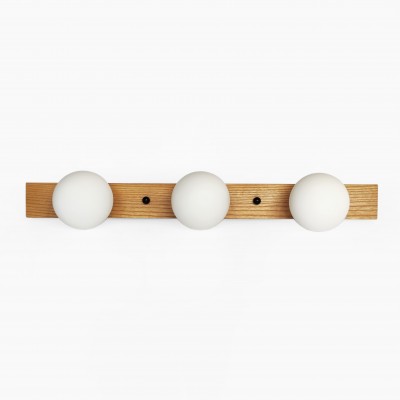 Настінний світильник Orbit-3 для ванної Бра на стіну Black metal