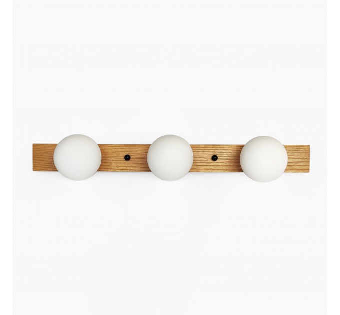 Настінний світильник Orbit-3 для ванної Бра на стіну Black metal