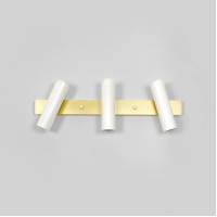 Настінний світильник для ванної бiлий оздобленням з латуні UrbanBrass 20-3