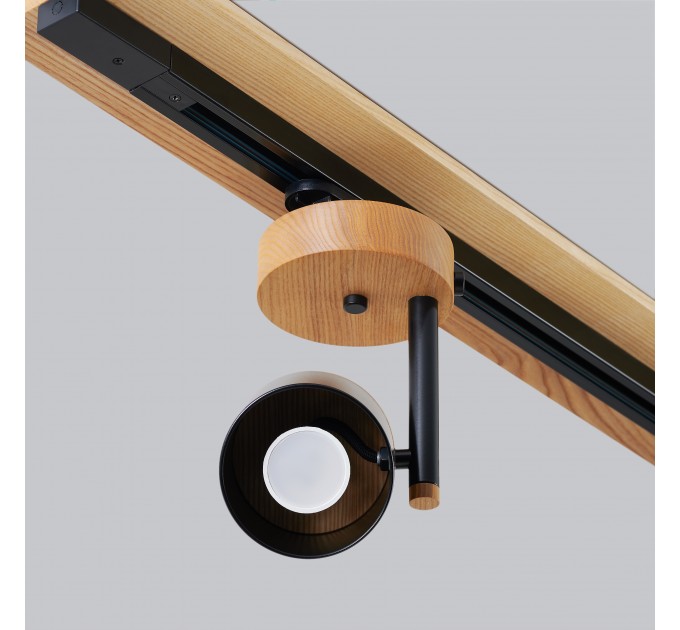 Світильник трековий American із широкою базою Black