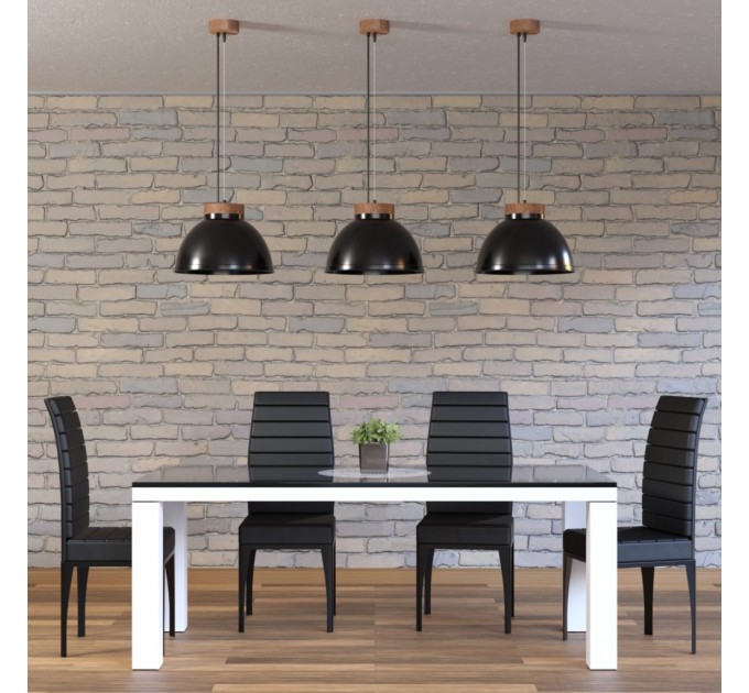 Світильник підвісний Urban light D390 Люстра сучасна в стилі лофт Black