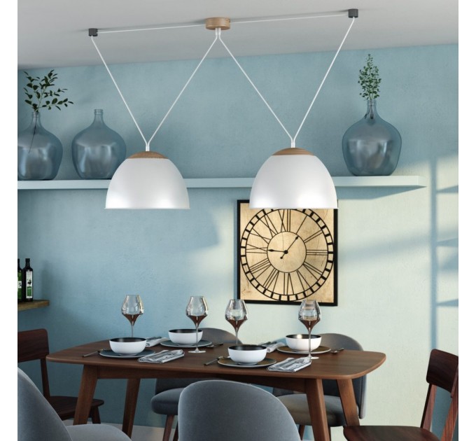 Світильник підвісний Urban light D420 Люстра сучасна в стилі лофт white