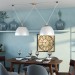 Світильник підвісний Urban light D420 Люстра сучасна в стилі лофт white