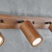 Настінний світильник Topaz-3 для ванної Бра на стіну Walnut