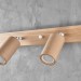 Настінний світильник Topaz-3 для ванної Бра на стіну White metal