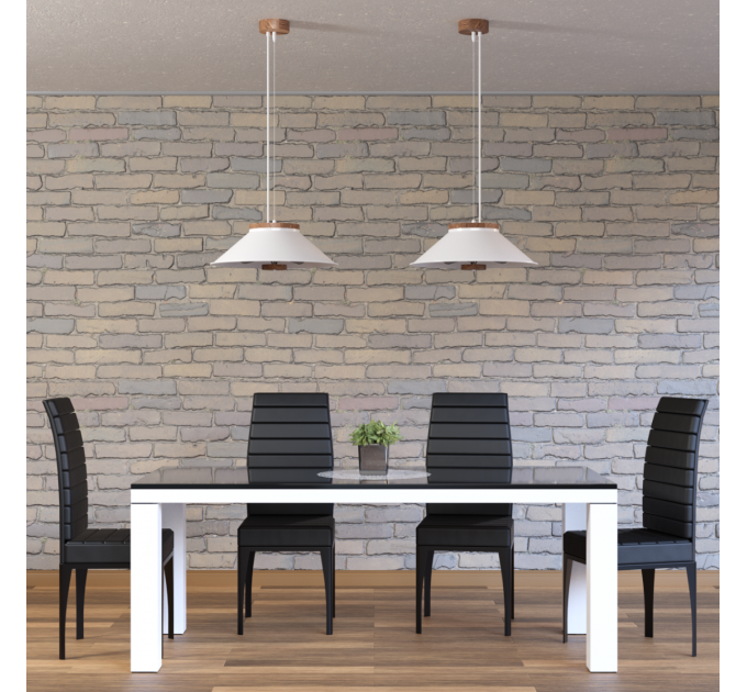 Світильник підвісний Urban light D500 Люстра сучасна в стилі лофт white