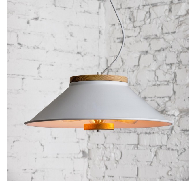 Світильник підвісний Urban light D500 Люстра сучасна в стилі лофт white