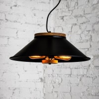 Світильник підвісний Urban light D500 Люстра сучасна в стилі лофт Black