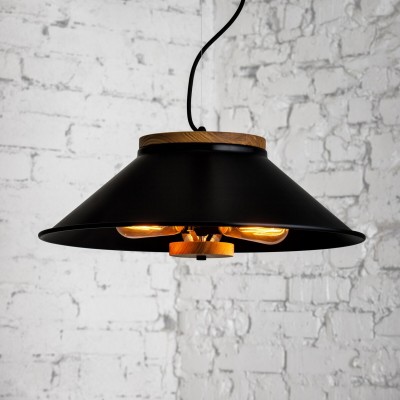 Світильник підвісний Urban light D500 Люстра сучасна в стилі лофт Black