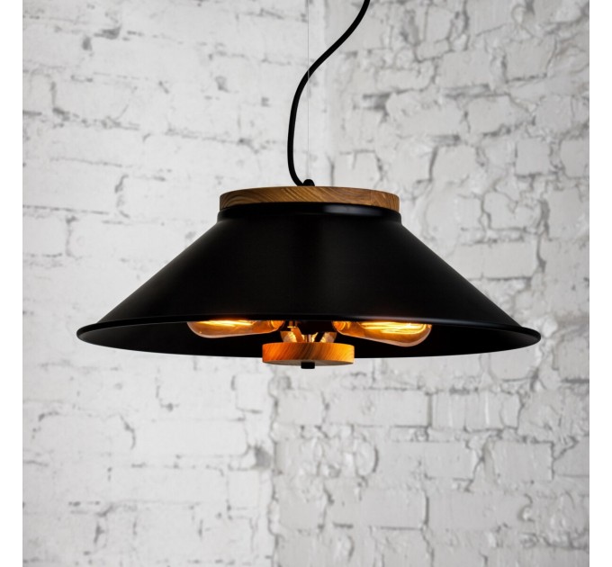 Светильник подвесной Urban light D500 Люстра современная в стиле лофт Black