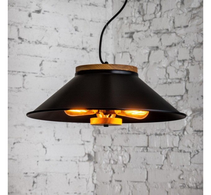 Светильник подвесной Urban light D500 Люстра современная в стиле лофт Black