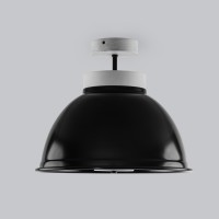 Люстра стельова D390 Світильник сучасний у стилі лофт black