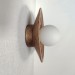 Світильник з ясеня Орбіт 28 см Walnut Бра лофт на стіну Стельовий