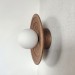 Світильник з ясеня Орбіт 28 см Walnut Бра лофт на стіну Стельовий