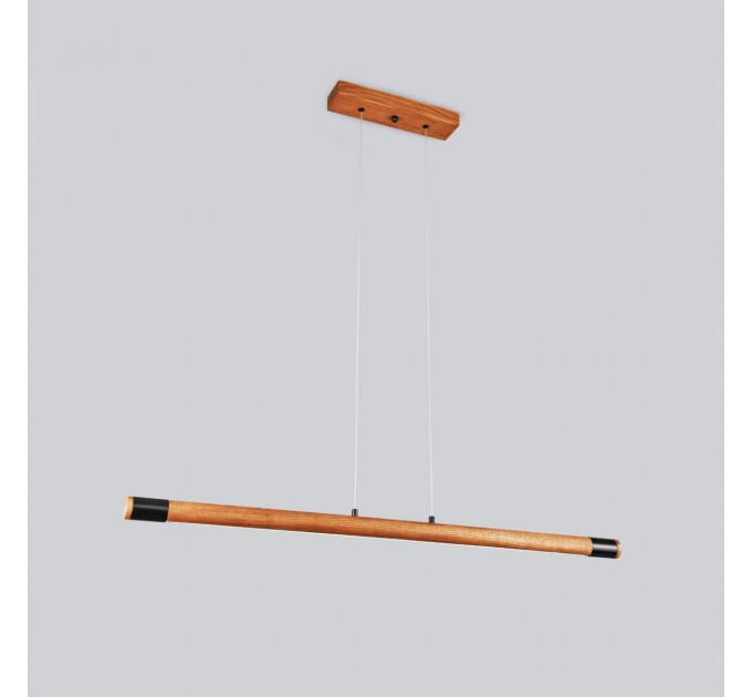 Люстра Line LED 1 м світлодіодна Світильник підвісний Walnut