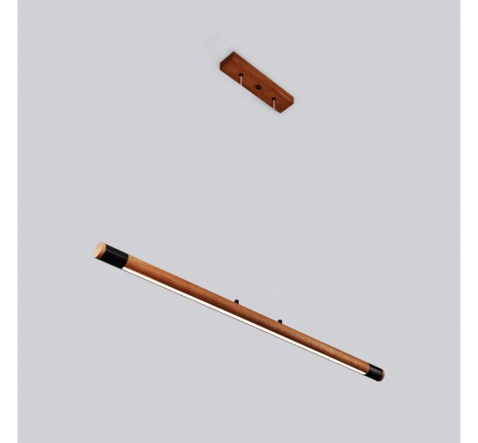 Люстра Line LED 1 м світлодіодна Світильник підвісний Walnut