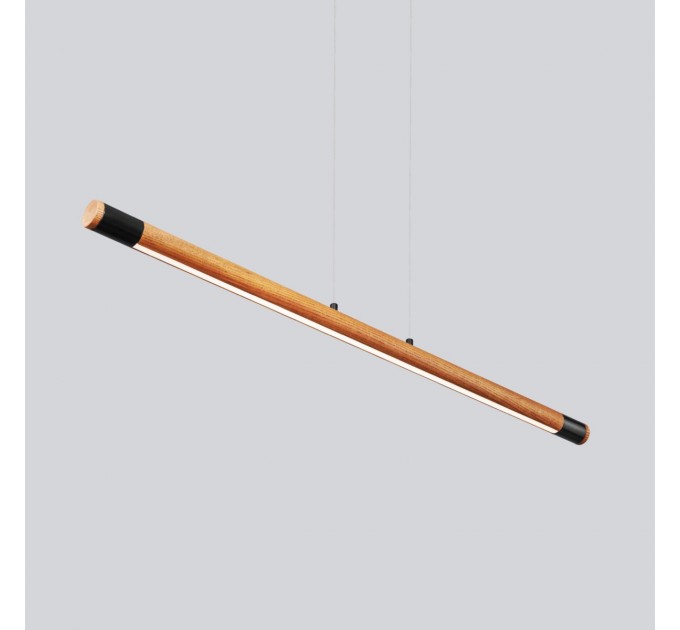 Люстра Line LED 1 м світлодіодна Світильник підвісний Walnut