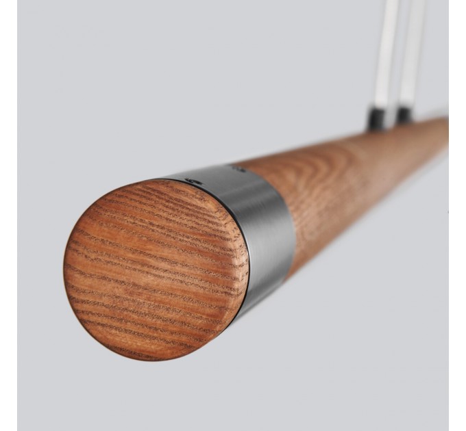 Люстра Line LED 1 м світлодіодна Світильник підвісний Walnut