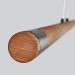 Люстра Line LED 1 м світлодіодна Світильник підвісний Walnut