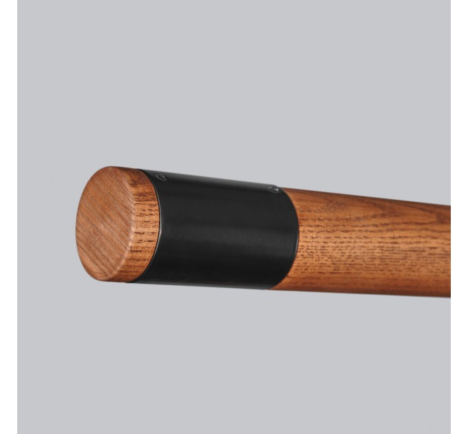 Люстра Line LED 1 м світлодіодна Світильник підвісний Walnut