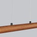 Люстра Line LED 1 м світлодіодна Світильник підвісний Walnut