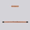 Люстра Line LED 1 м світлодіодна Світильник підвісний Walnut