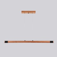 Люстра Line LED 1 м світлодіодна Світильник підвісний Walnut