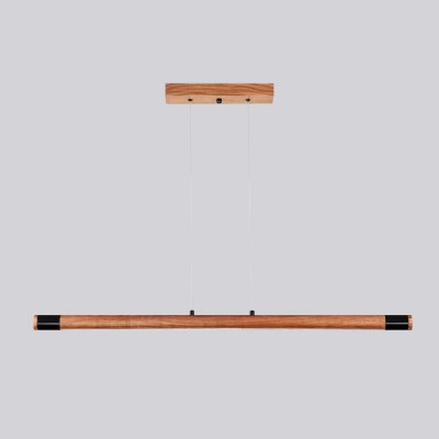 Люстра Line LED 1 м світлодіодна Світильник підвісний Walnut