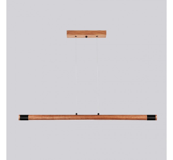 Люстра Line LED 1 м світлодіодна Світильник підвісний Walnut