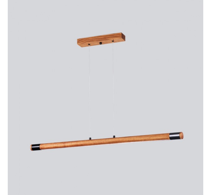 Люстра Line LED 1 м світлодіодна Світильник підвісний Walnut