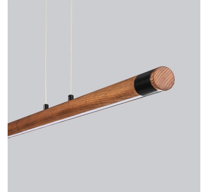 Люстра Line LED 1 м світлодіодна Світильник підвісний Walnut