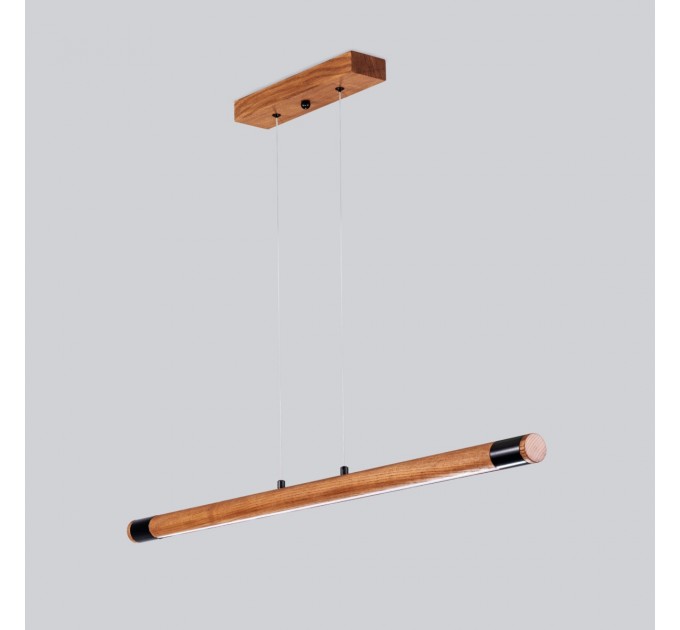 Люстра Line LED 1 м світлодіодна Світильник підвісний Walnut