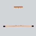 Люстра Line LED 1 м світлодіодна Світильник підвісний Black