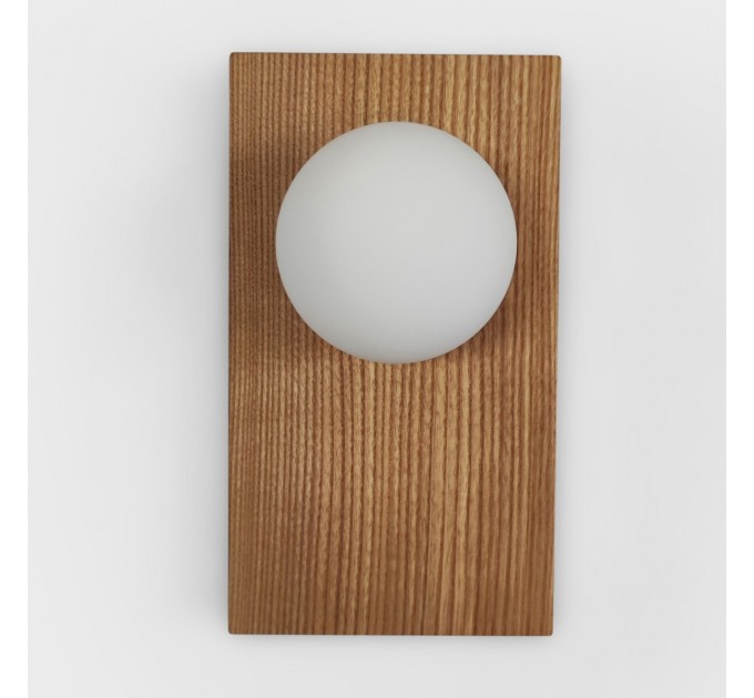 Настінний світильник Opal Wooden Light сучасний бра для спальні в стилі лофт