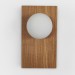 Настінний світильник Opal Wooden Light сучасний бра для спальні в стилі лофт