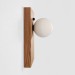 Настінний світильник Opal Wooden Light сучасний бра для спальні в стилі лофт